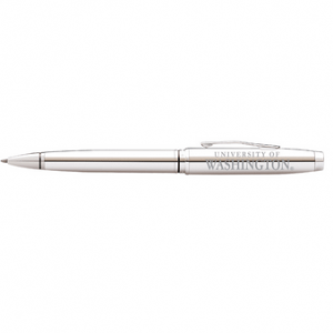 UWA Cross Chrome University of Washington Coventry Ballpoint Pen